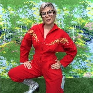 Unique Vintage Jumpsuit excellent condition xs/s